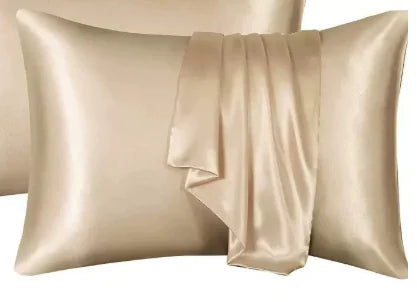 Silk Solid Color Satin Pillowcase