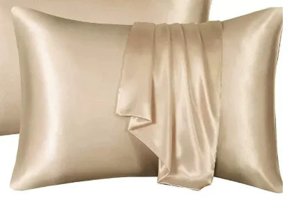 Silk Solid Color Satin Pillowcase